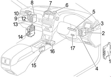 lexus 430 fuse box diagram